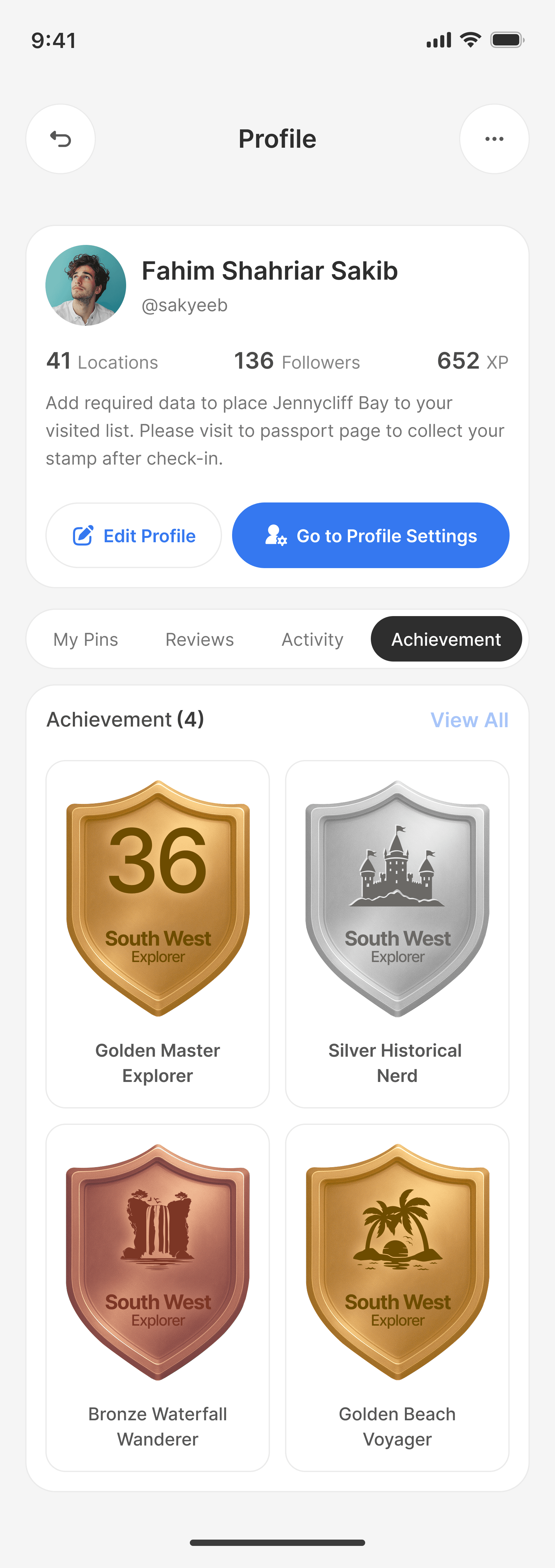 App screen step 4